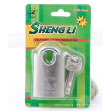Cheap Factory Nickel Plated Shackle Protected Vane Padlock with SGS